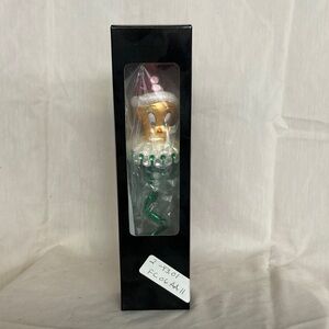 Radko NWT Warner Loony Tune limited Ed. ornament 1995 Tweety Bird Spiral Green